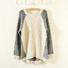 成人拼色毛衣编织视频,轻松编织时尚拼色毛衣